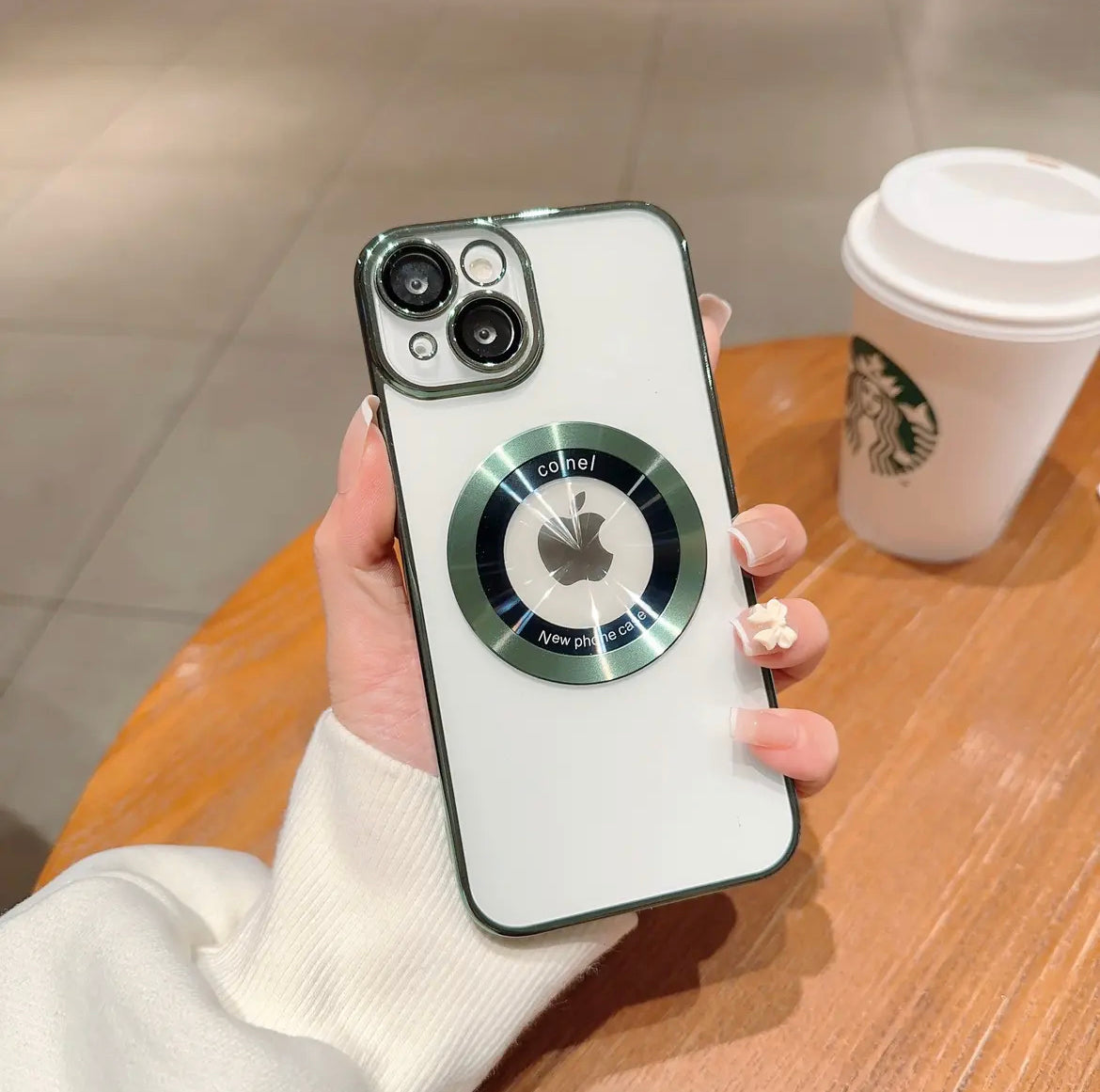 Прозорий чохол для iPhone преміум-класу Magsafing із захистом камери