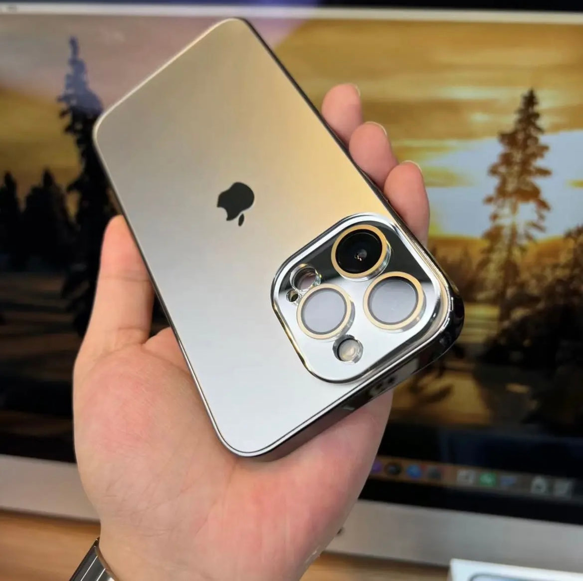 Apple 15/14/13/12/11 Nano AG Matte/Lens Film iPhone Protective Case