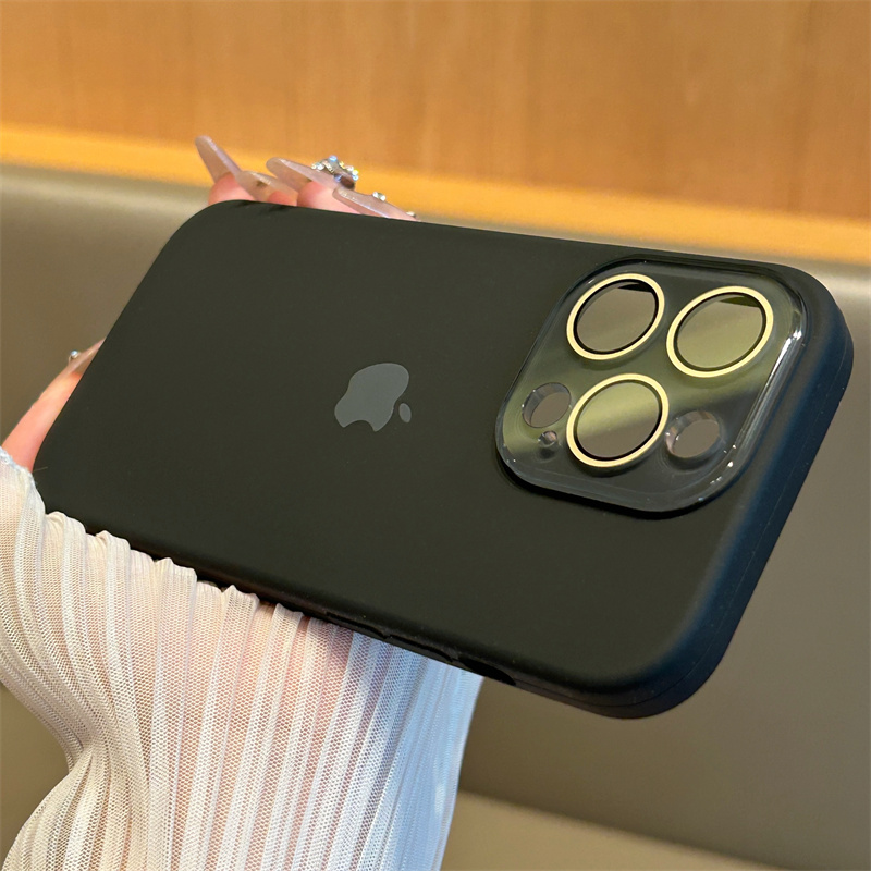 Рідкий силікон постачається разом із плівкою для лінз Чохол для мобільного телефону Apple 15/12, новий універсальний чохол проти падіння