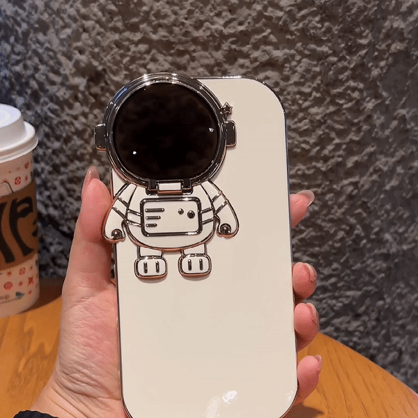 3D-чохол для iPhone із підставкою для захисту об’єктива астронавта