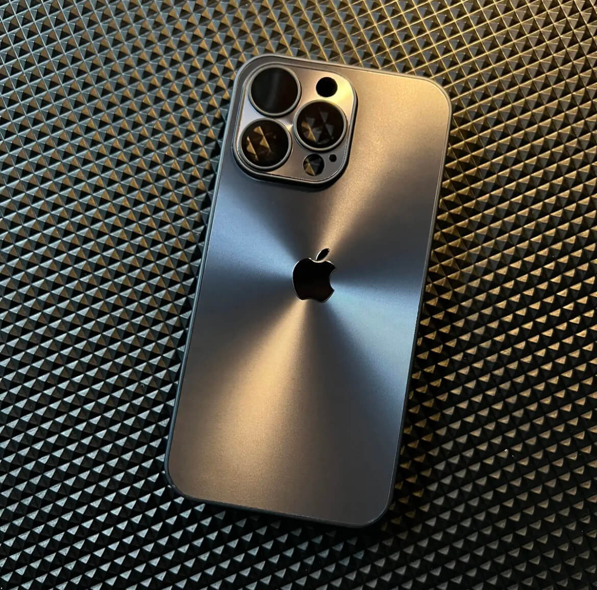 AG Matte fotila lensoprotektanto iPhone Case