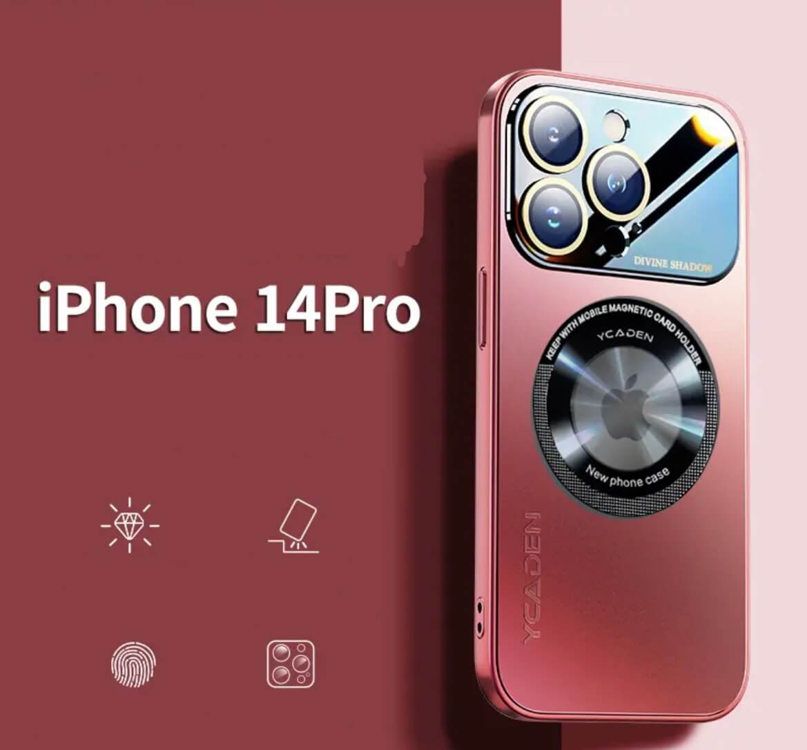 AG magsafe Pro logoview glass phone case Apple_Shopier