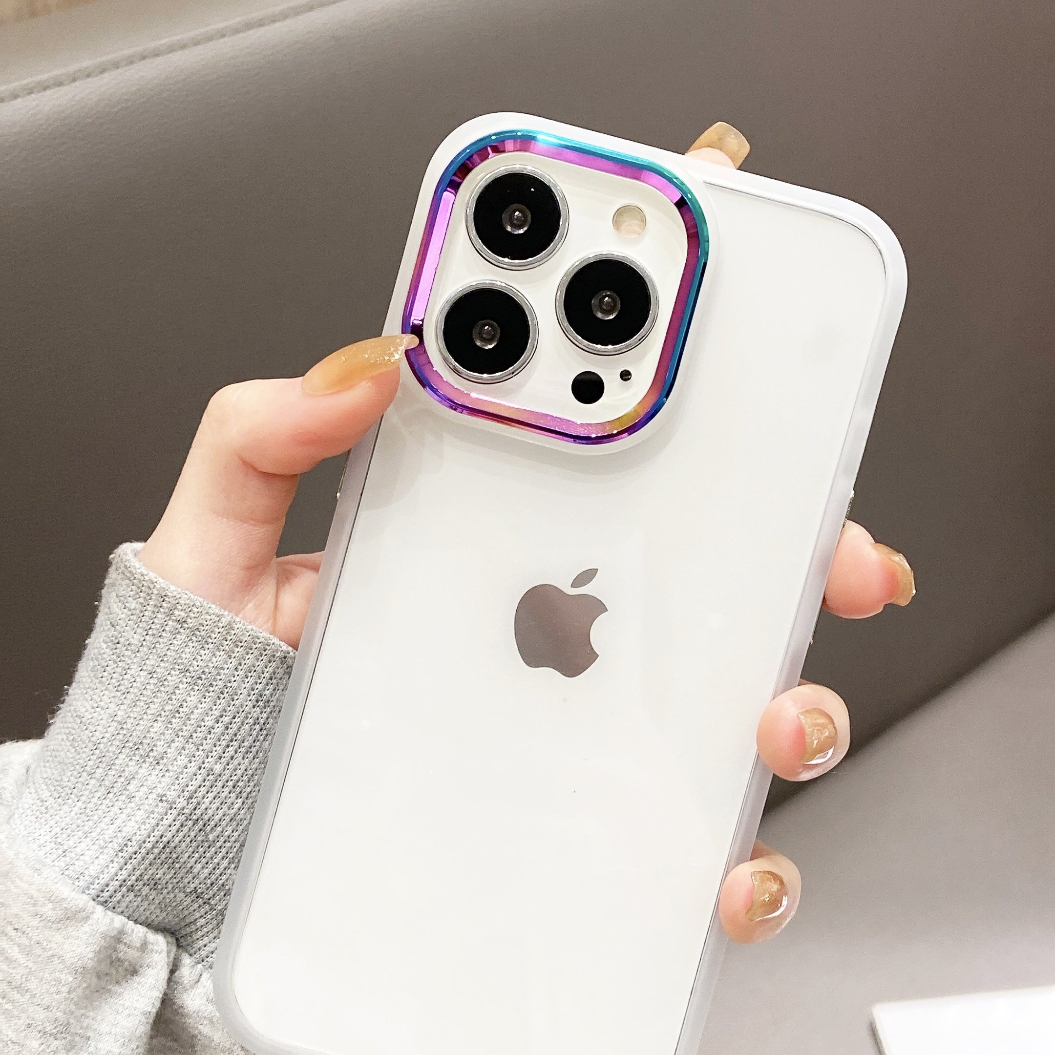 Colorful Metal Lens iPhone Case