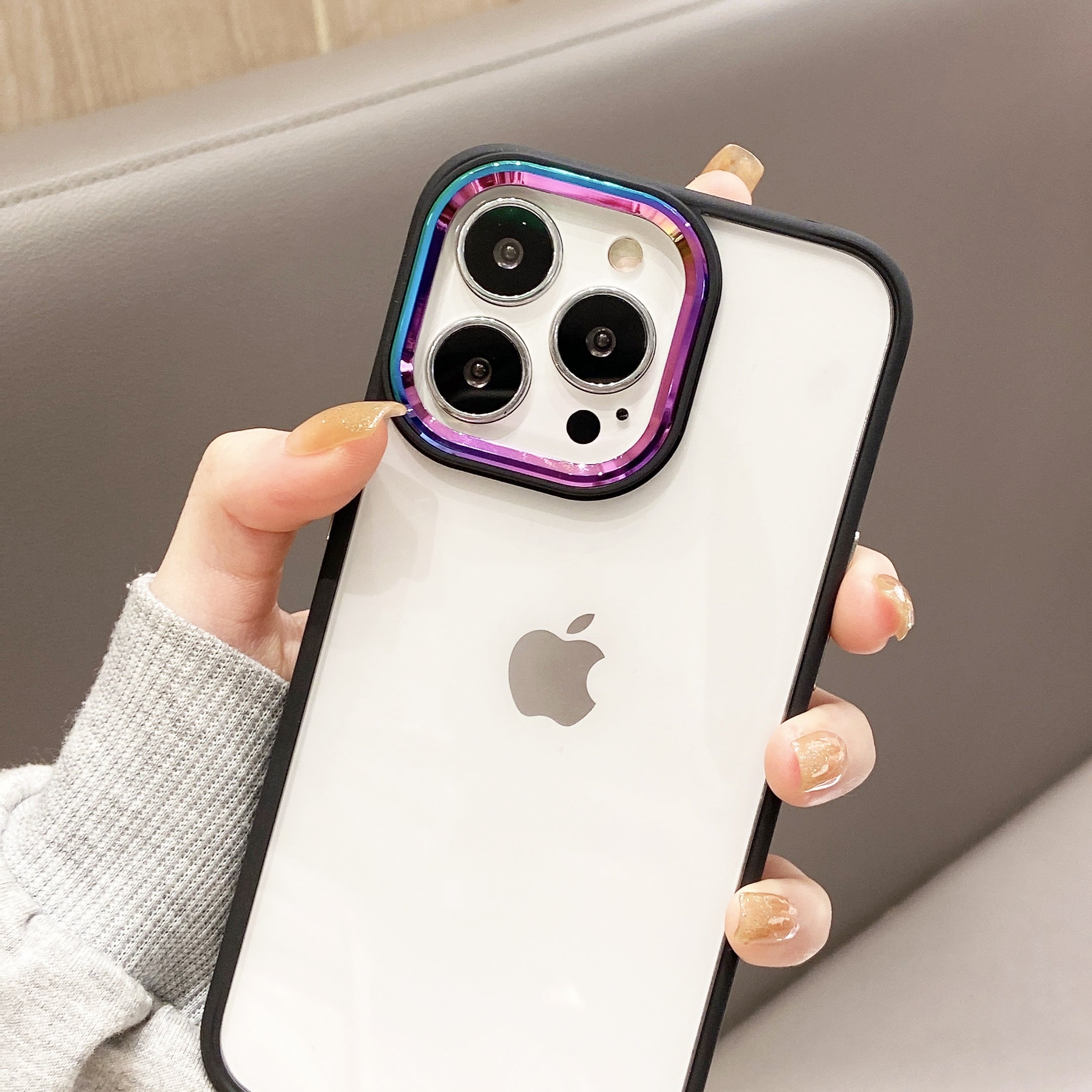 Colorful Metal Lens iPhone Case