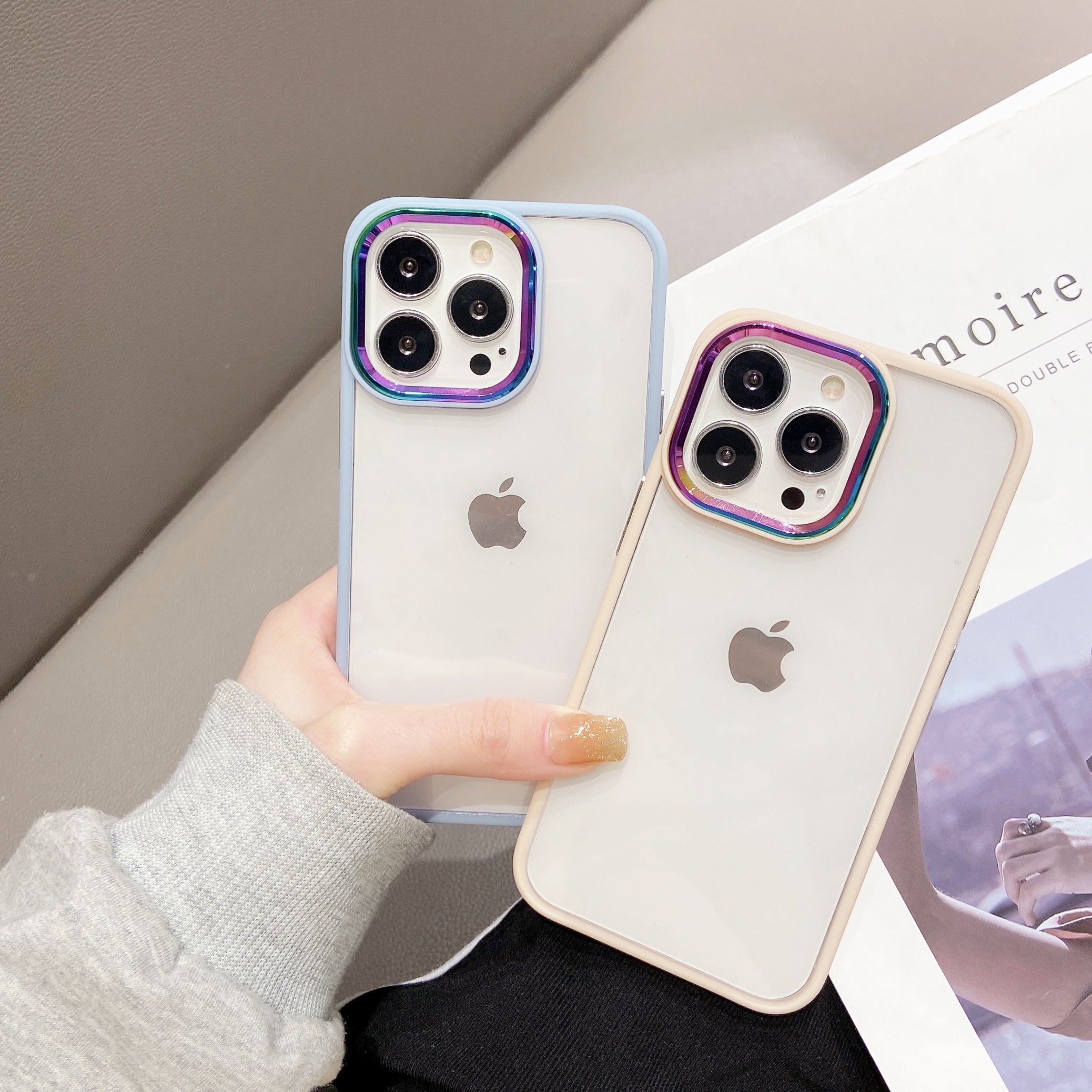 Colorful Metal Lens iPhone Case