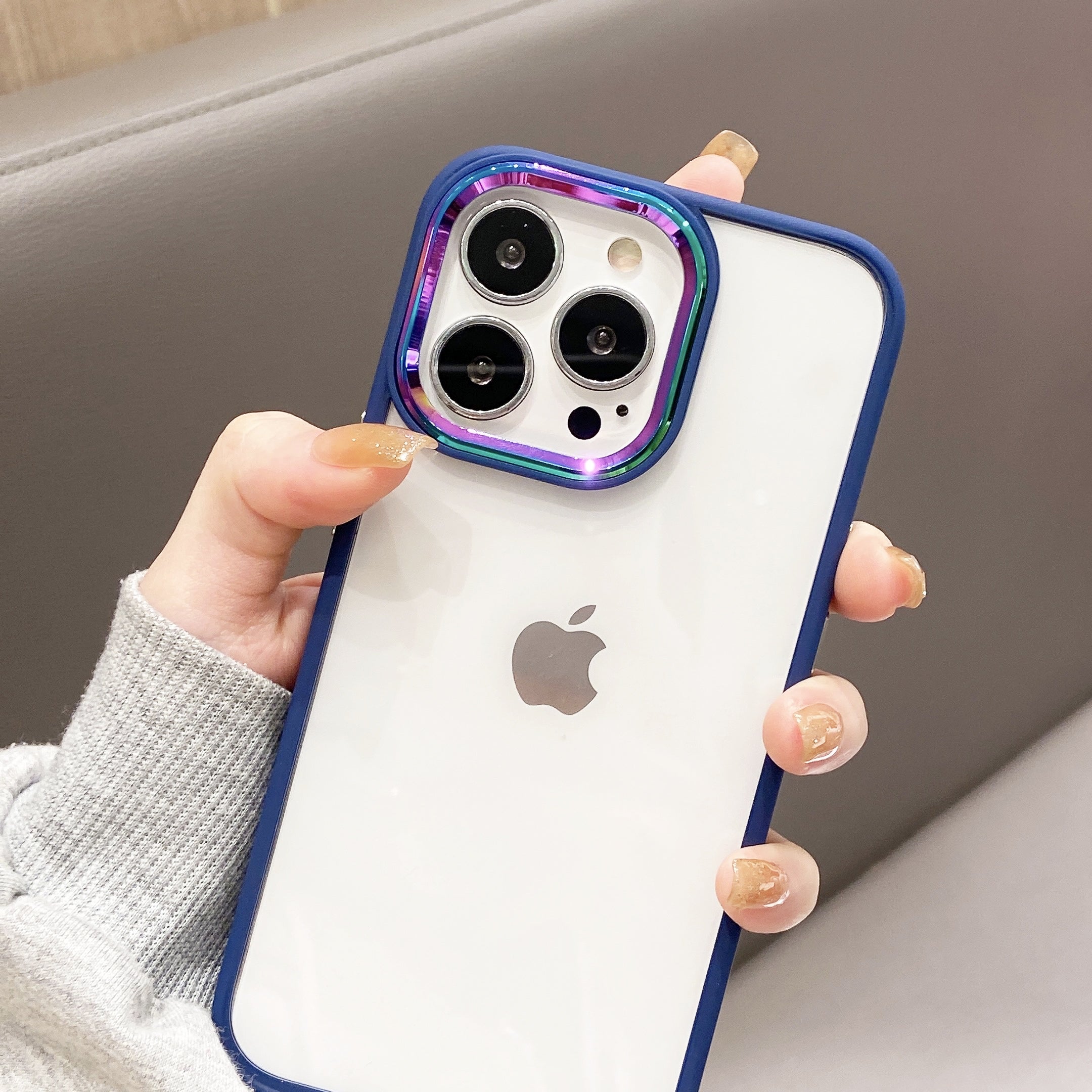 Colorful Metal Lens iPhone Case