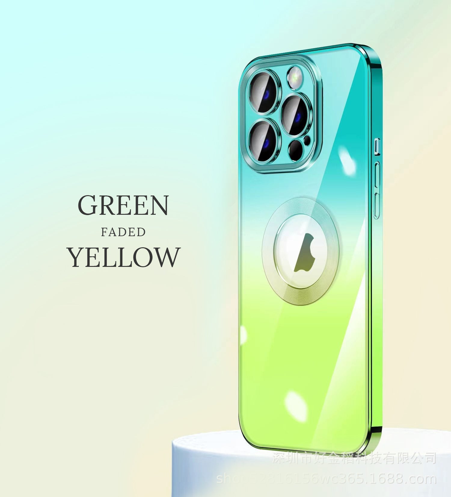 Nova versio 3.0 klara lenso paliĝinta kolora iPhone-kazo kun fotila protektanto 