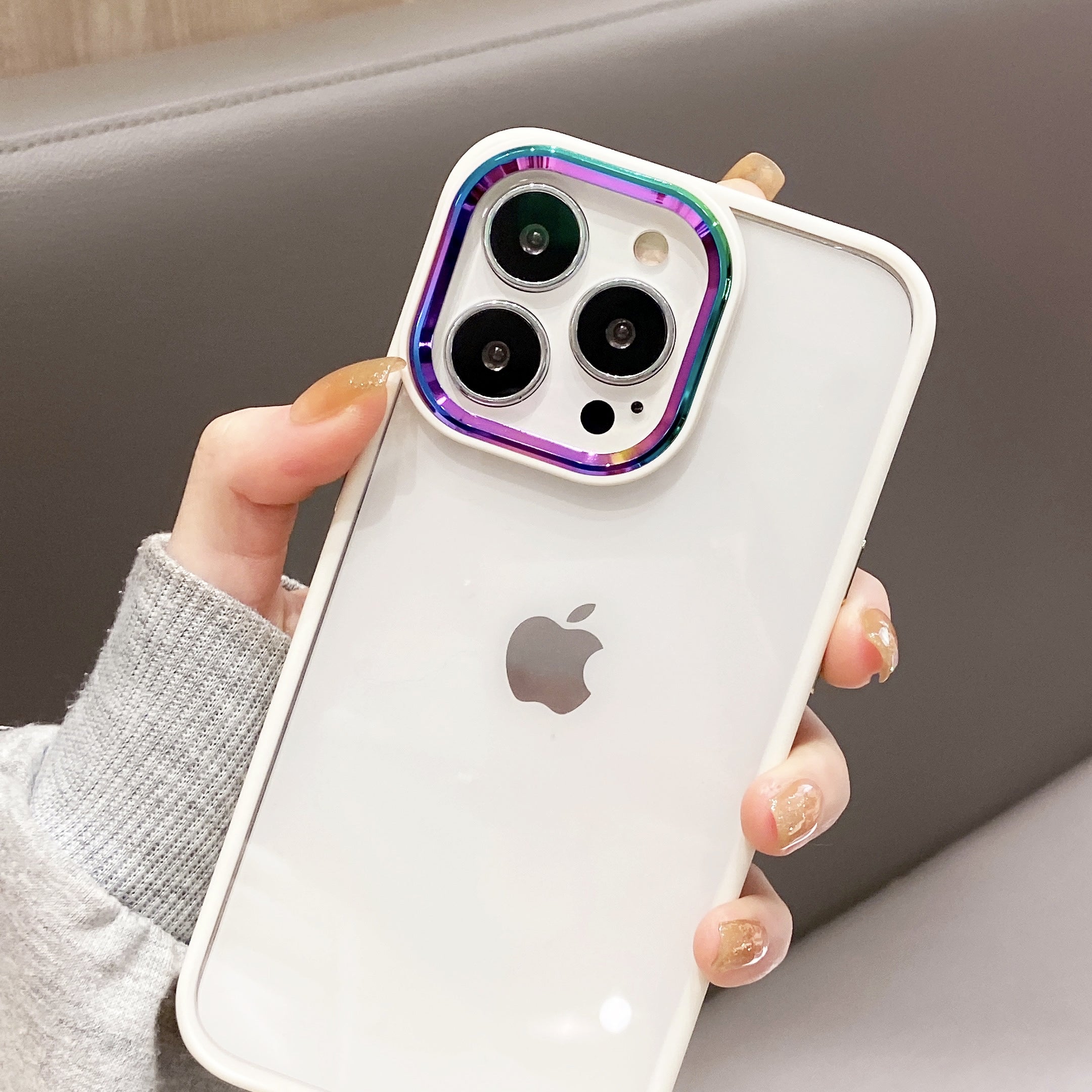 Colorful Metal Lens iPhone Case