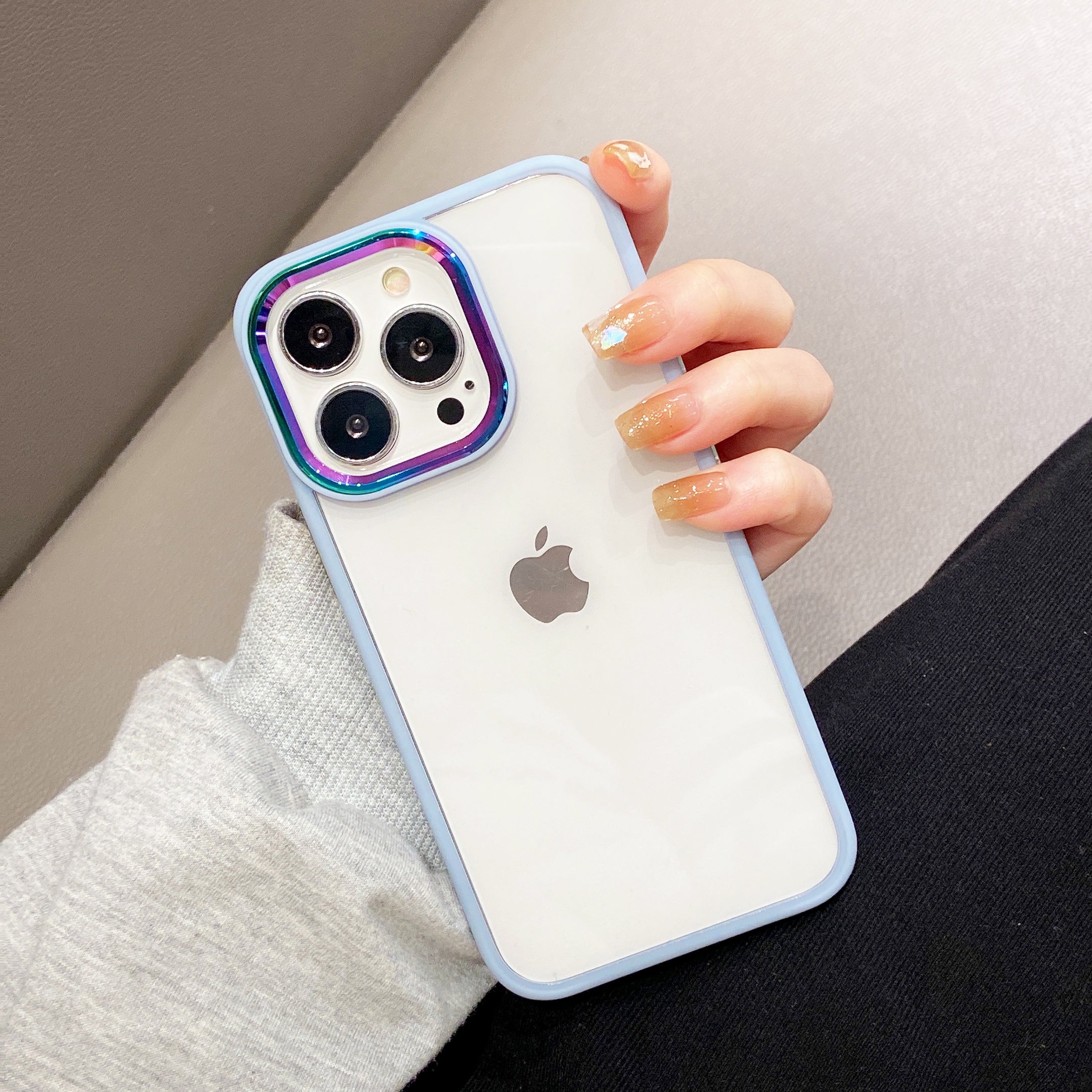 Colorful Metal Lens iPhone Case