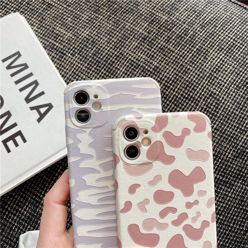 Reliefita Ŝafhaŭta Zebra iPhone-Kazo