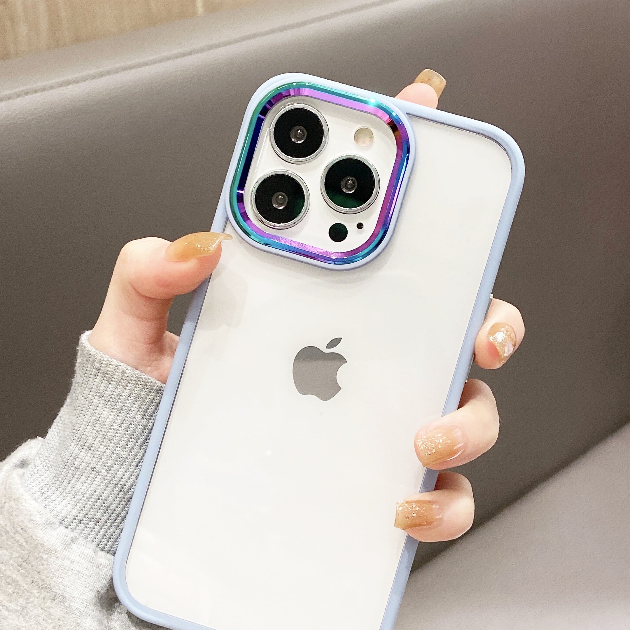 Colorful Metal Lens iPhone Case