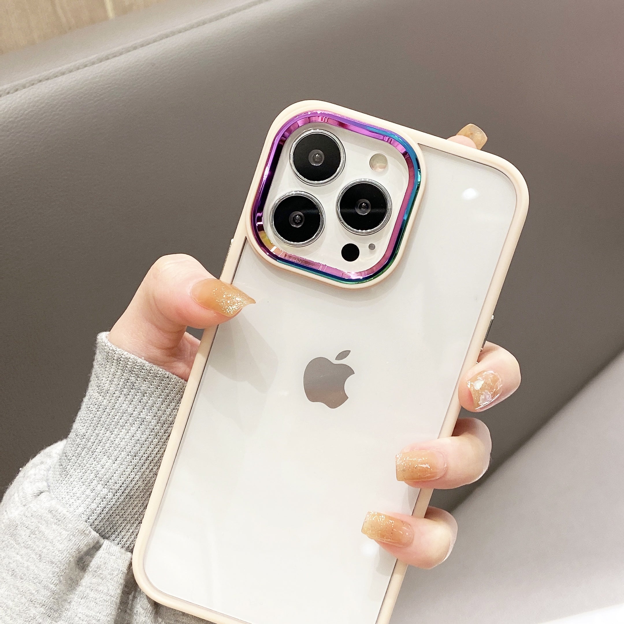 Colorful Metal Lens iPhone Case