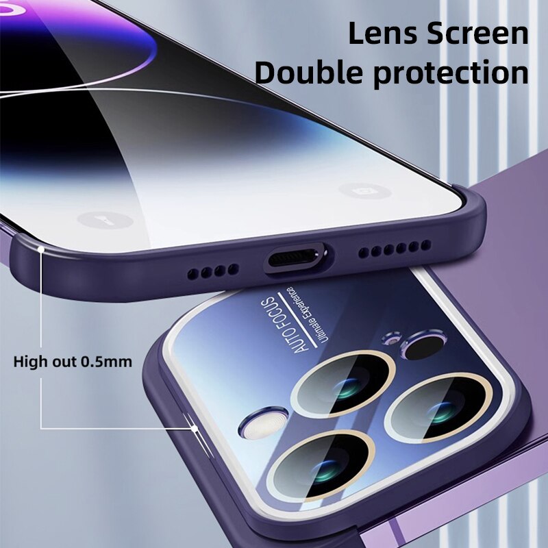 Large Window Lens Protector Corner Pad Soft Case