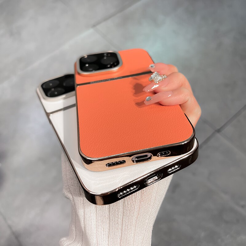 Bumper Camera Lens Full Protection Plating Case For iPhone