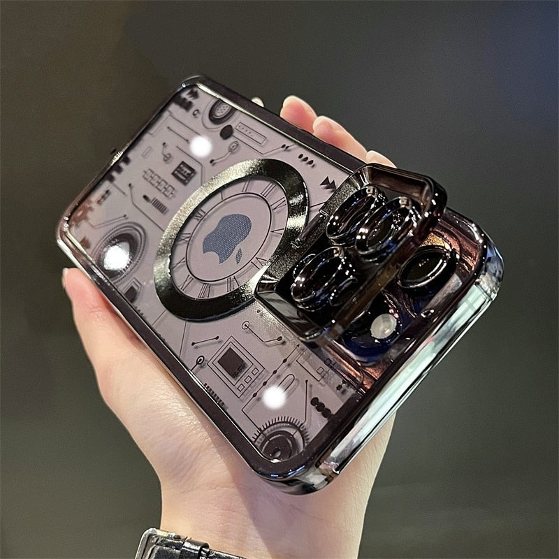 Camera Stand Circuit Board Magsafe Case For iPhone