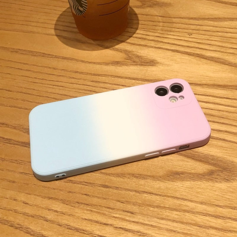 Liquid Gradient Color iPhone Case