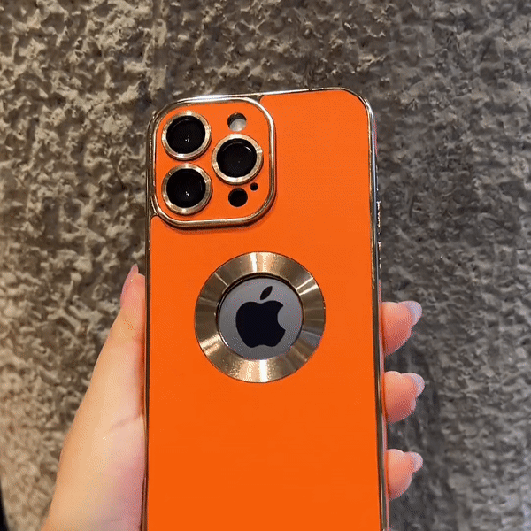 Шкіряний чохол для iPhone із захисною плівкою для камери 